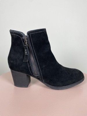 Skechers str. 39 <br/> sort støvlet
