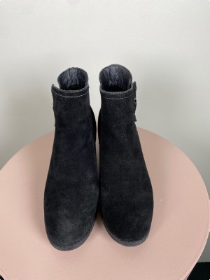 Skechers str. 39 <br/> sort støvlet