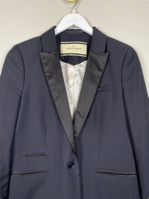 By Malene Birger str. 42 <br/b> sort blazer med lommer