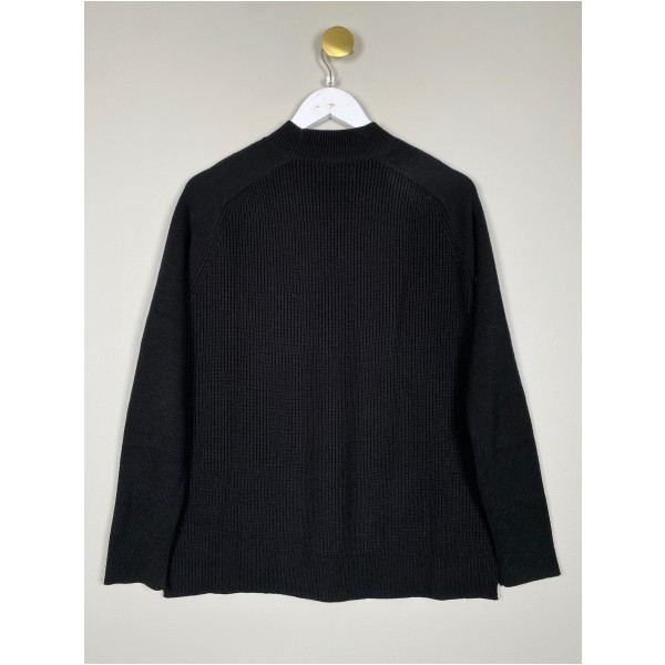 Envii str. M <br/b> sort sweater med høj krave - Billede 3