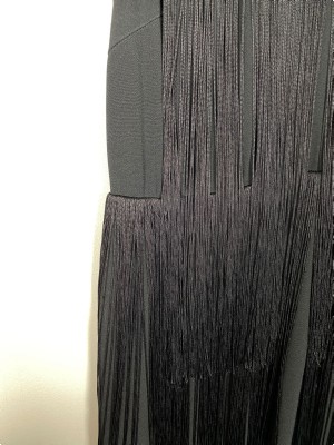 By Malene Birger str. 40 <br/> sort kjole med frynser