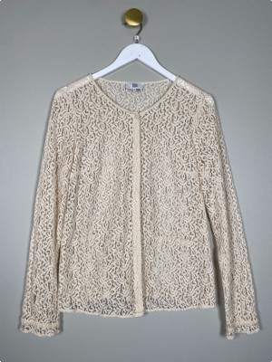Noa Noa str. 38 <br/> blondebluse med knapper
