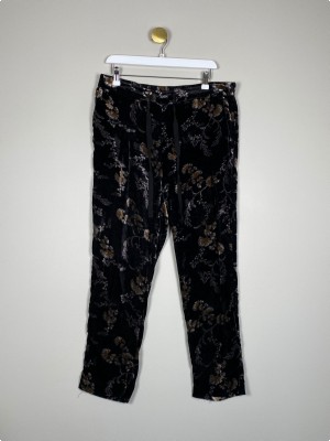 Part Two str. 40 <br/> mønstret velour bukser