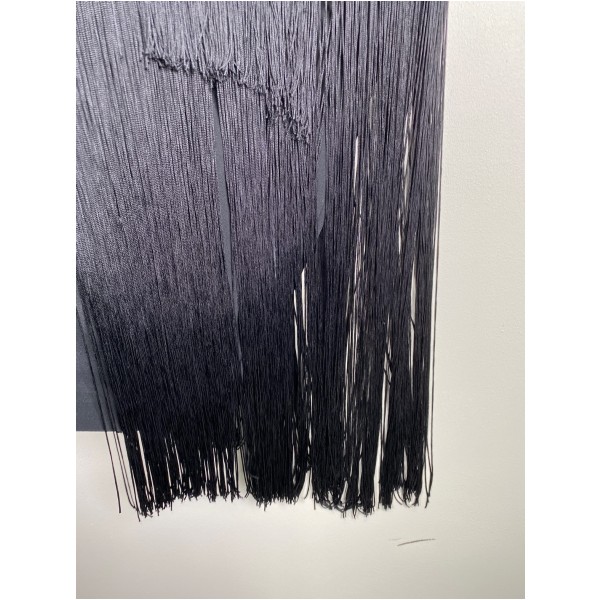 By Malene Birger str. 40 <br/> sort kjole med frynser - Billede 3