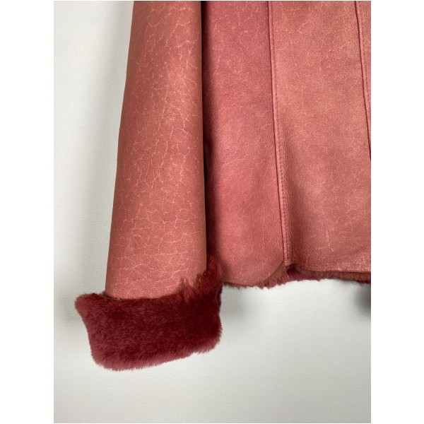 Schmelling UNICA str. M <br/b> rosa rulams jakke - Billede 3