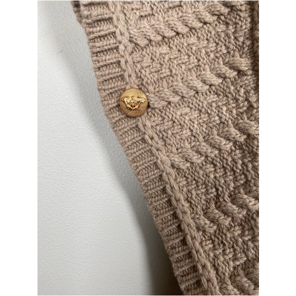 PBO str. XS/S <br/> strik poncho - Billede 2