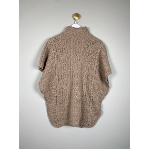 PBO str. XS/S <br/> strik poncho - Billede 3