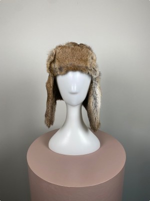 kanin pels hat