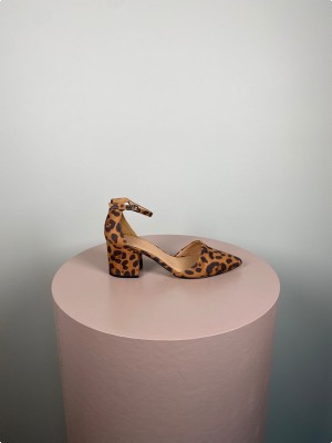Bianco str. 38 <br/> leopard stilet