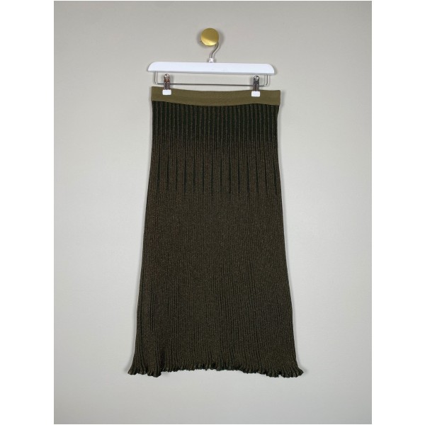 By Malene Birger str. S <br/> grøn nederdel med glimmer