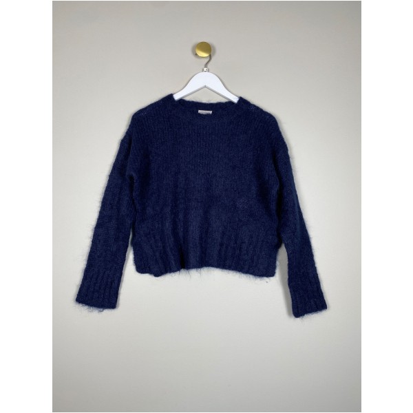 By Malene Birger str. XXS <br/> mørkeblå strik