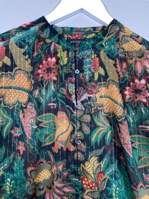 Scotch & Soda str. XS <br/> mønstret bluse