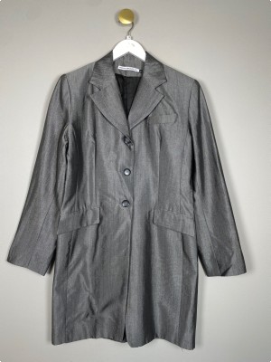 Birgitte Herskind str. 42 <br/> shiny grå blazer
