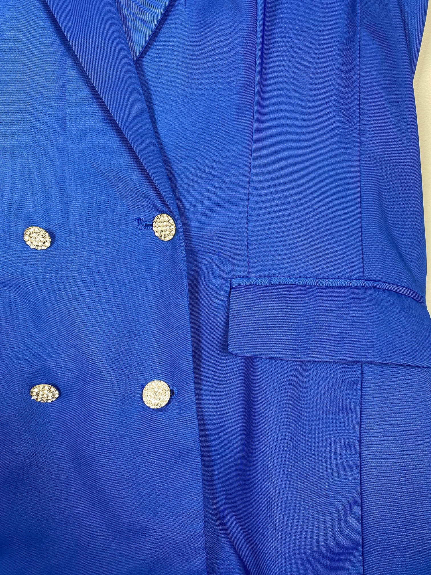 Liberté str. S <br/> blå blazer vest - Billede 4