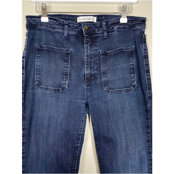 Co'Couture str. L <br/> mørkeblå jeans - Billede 2