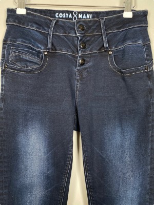 Costamani str. 27/32 <br/> mørkeblå jeans