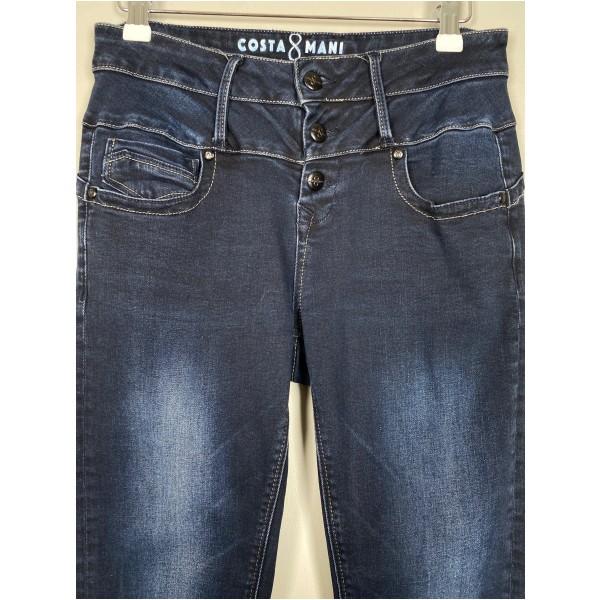 Costamani str. 27/32 <br/> mørkeblå jeans - Billede 2