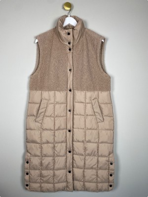 Freequent str. M <br/> beige teddyvest