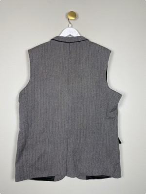 Halu Design Studio str. M/L <br/> grå vest, oversize