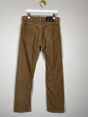 Levi's str. S <br/b> brune riflet fløjlsbukser