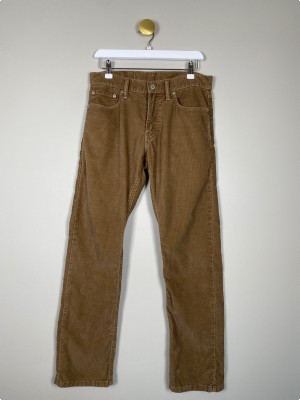 Levi's str. S <br/b> brune riflet fløjlsbukser