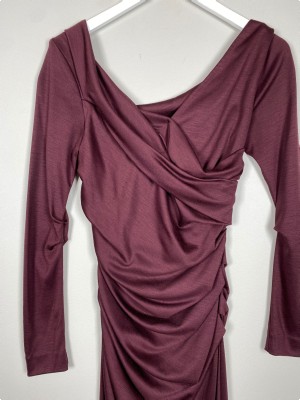 Diane von Furstenberg str. XS <br/>bordeaux kjole