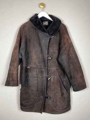 Schmelling design str. XL <br/> brun pelsfrakke