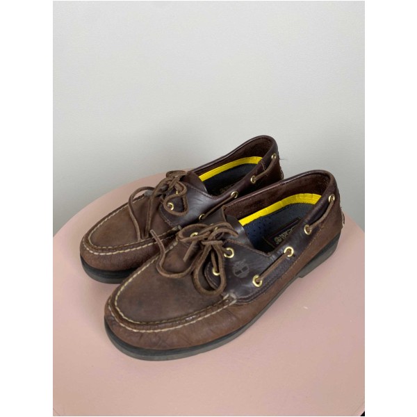 Timberland str. 42/43 <br/> brune loafers - Billede 3