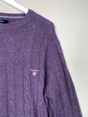 Gant str. XL <br/> lilla kabelstrikket strik