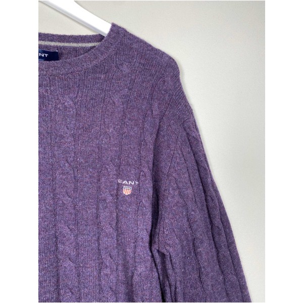 Gant str. XL <br/> lilla kabelstrikket strik - Billede 2