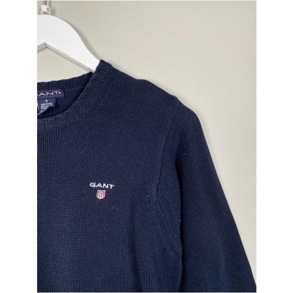 Gant str. S <br/> navy strik - Billede 2