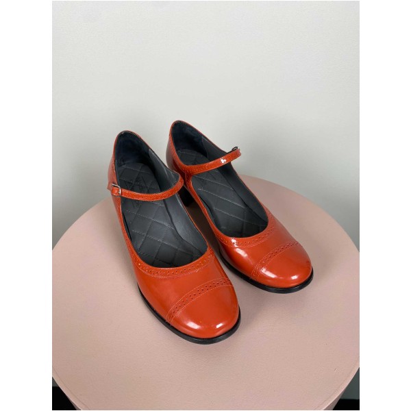 Nordic Shoepeople str. 42 <br/> røde hæle - Billede 2