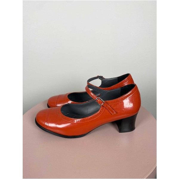 Nordic Shoepeople str. 42 <br/> røde hæle - Billede 4