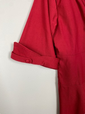 Unique Vintage str. XXL <br/> rød kjole