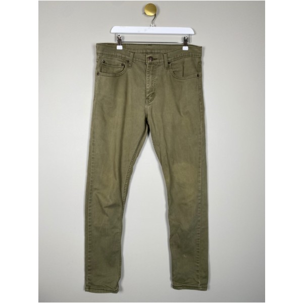 Levi Strauss str. 32 <br/> grønne jeans