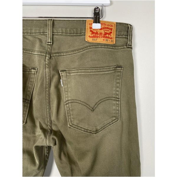 Levi Strauss str. 32 <br/> grønne jeans - Billede 3
