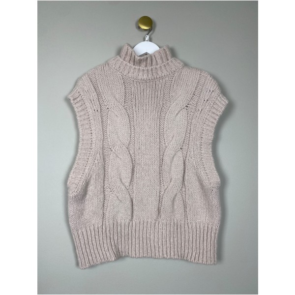 Norr str. S/M <br/> strikket vest