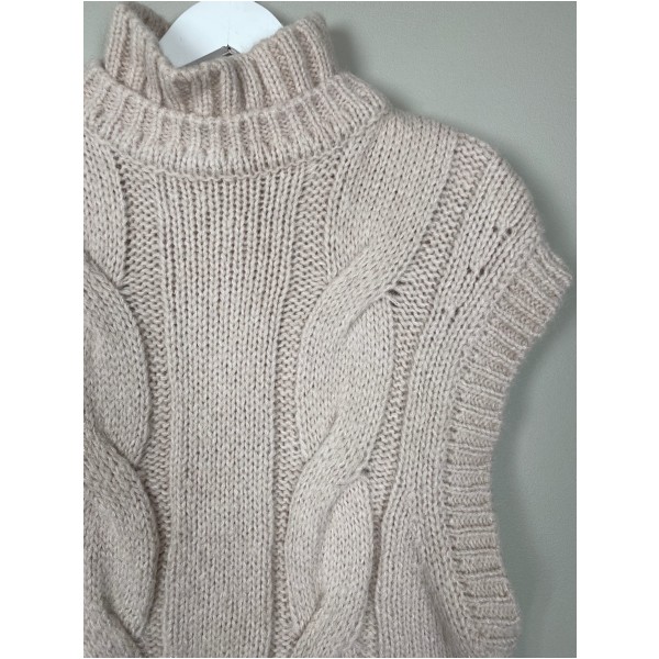 Norr str. S/M <br/> strikket vest - Billede 2