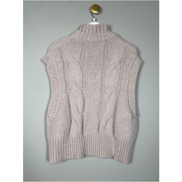 Norr str. S/M <br/> strikket vest - Billede 3