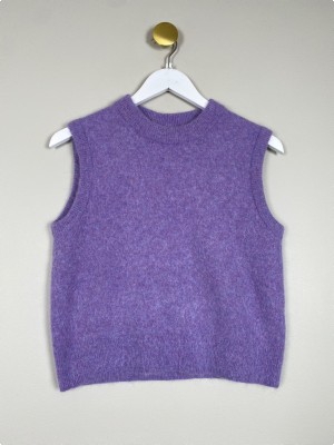 Arket str. S <br/> lilla strik vest