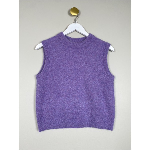 Arket str. S <br/> lilla strik vest