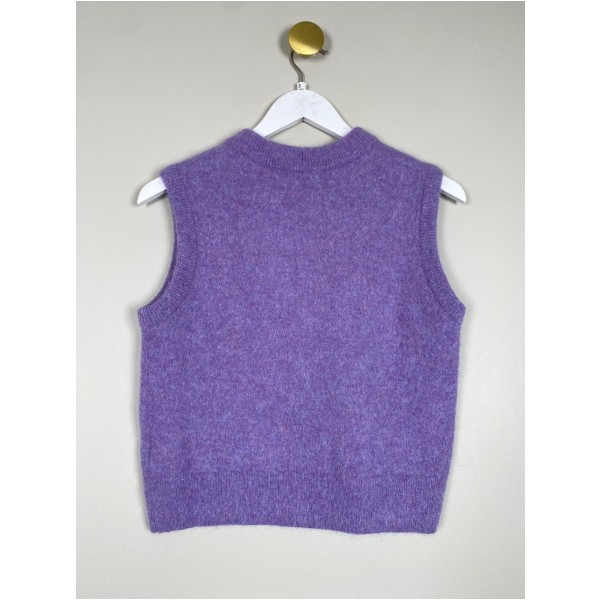 Arket str. S <br/> lilla strik vest - Billede 3