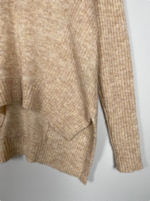 The Lab str. M <br/> beige lang strik