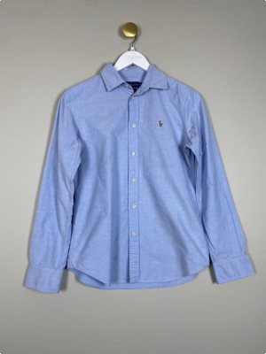 Ralph Lauren str. S <br/> Slim fit blå skjorte