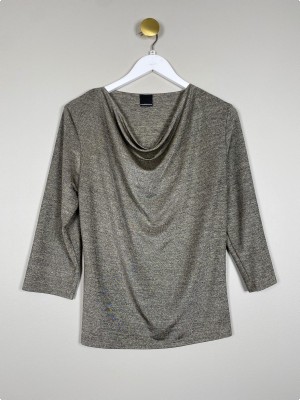 Pardon str. 40 <br/> guld bluse