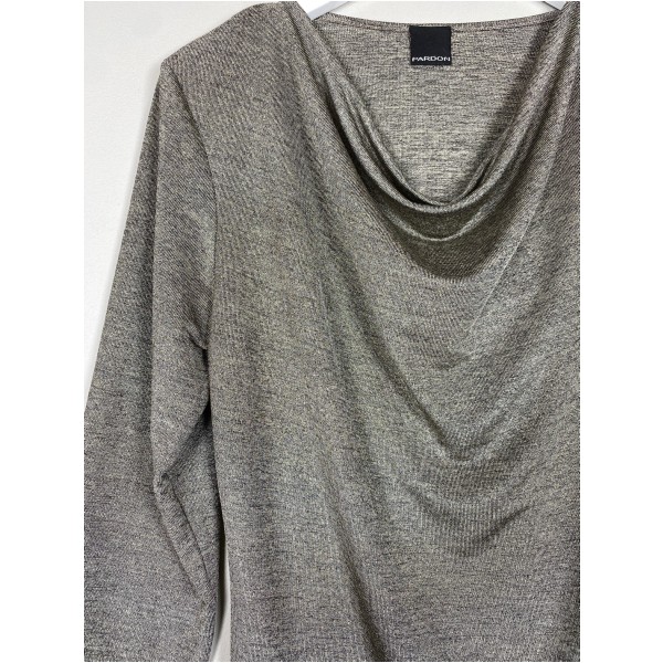 Pardon str. 40 <br/> guld bluse - Billede 2