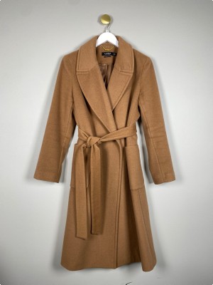 Ralph Lauren str. 38 <br/> camelfarvet uldfrakke