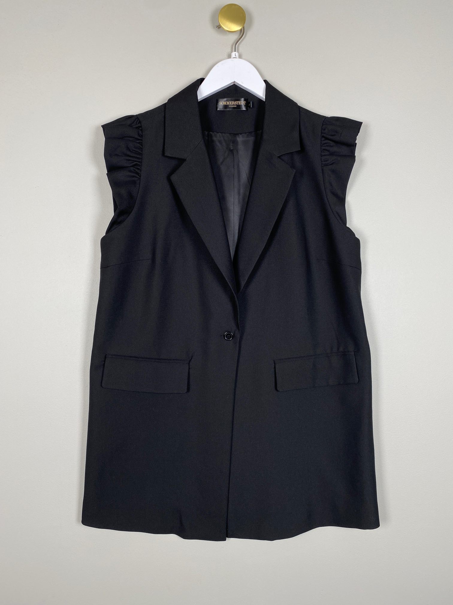 Sommerstedt str. L <br/> sort blazervest