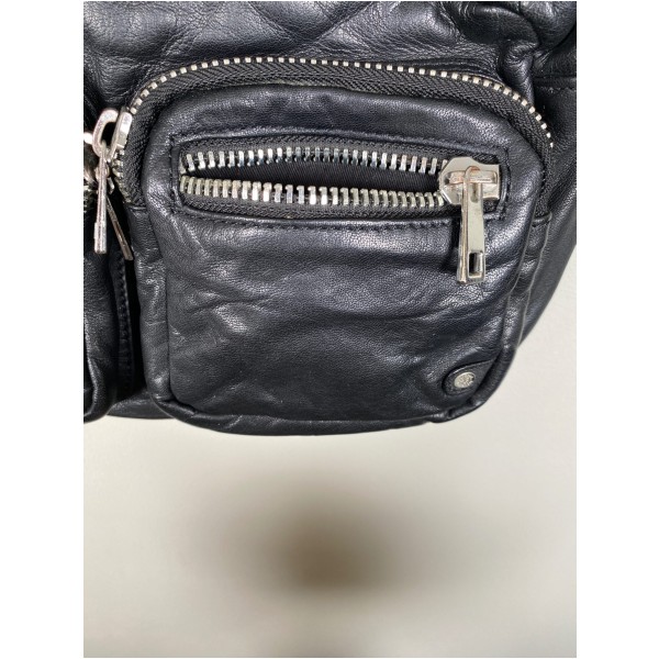 Depeche sort læder crossbody taske - Billede 7
