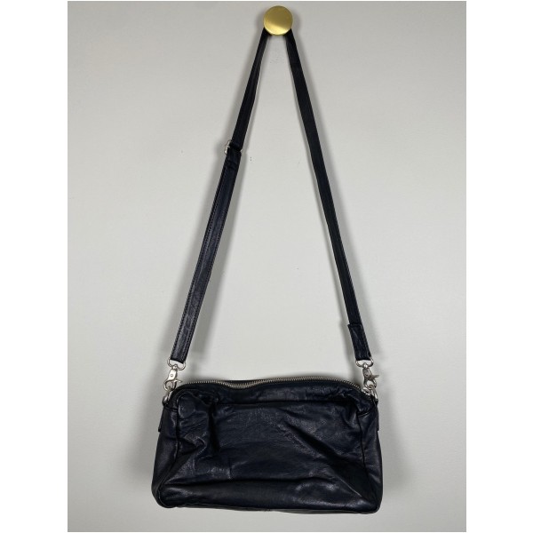 Depeche sort læder crossbody taske - Billede 4